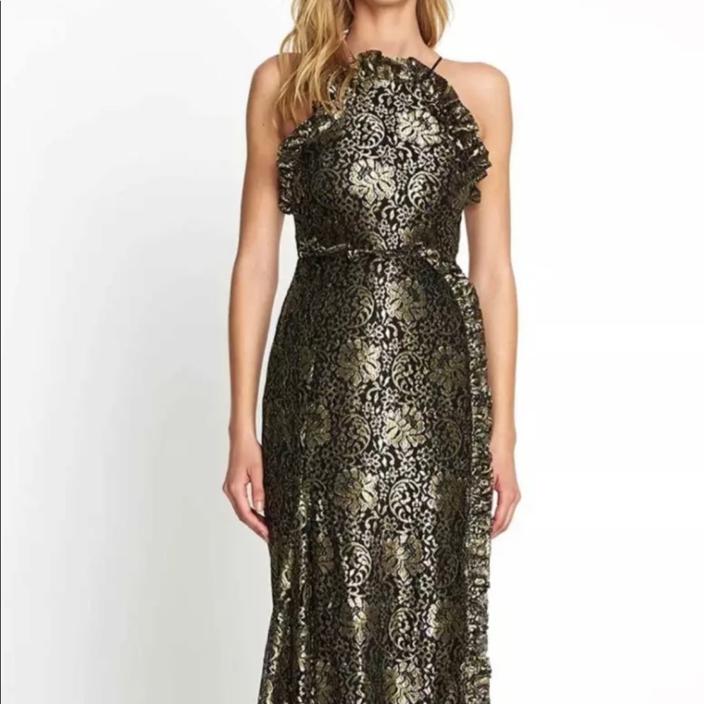 BNWT ALICE MCCALL BLACK REALMS GOWN - SIZE 0 US (RRP $595)